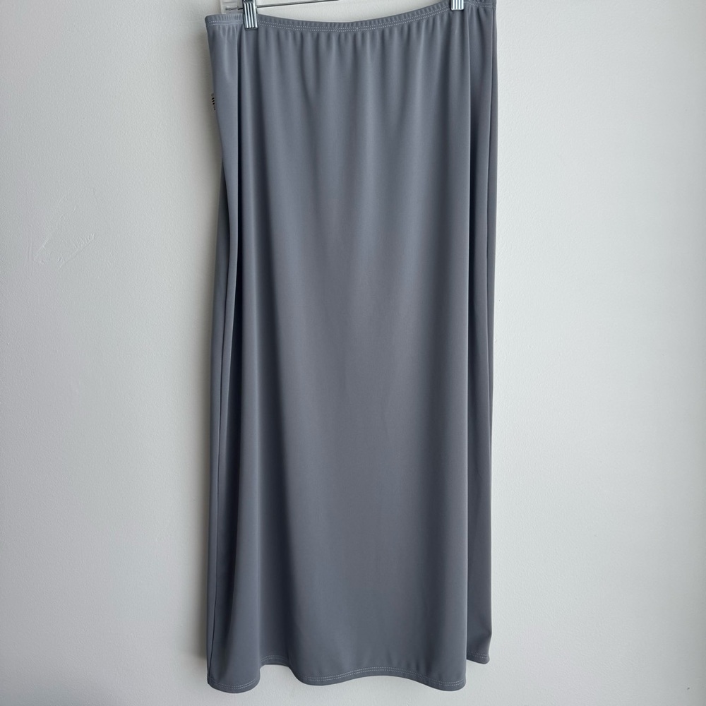 Baby O Clothing Womans Basic Modest 37" Ankle Length Stretch Knit Straight Skirt
